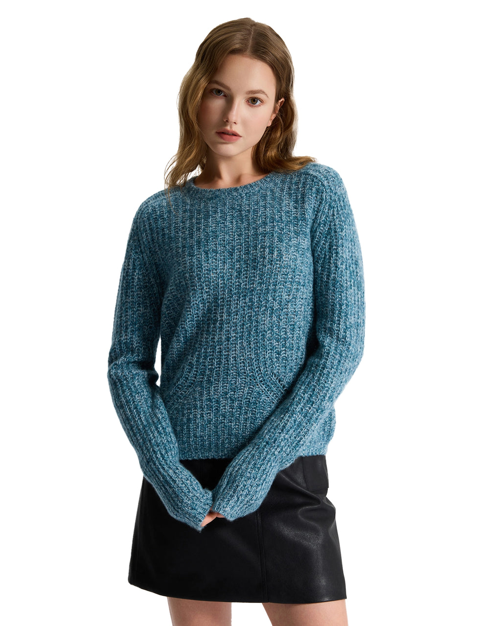 Marled Cashmere Sweater