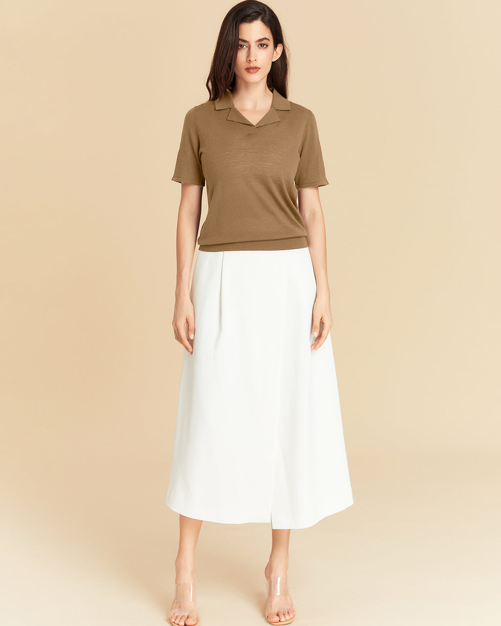Woo Silk Polo T Shirt