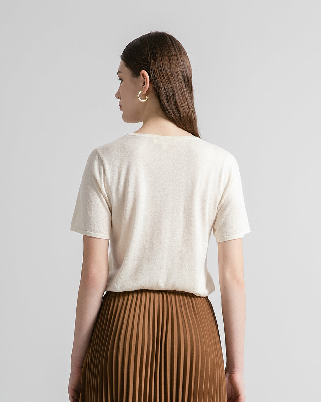 Silk Cashmere T shirt