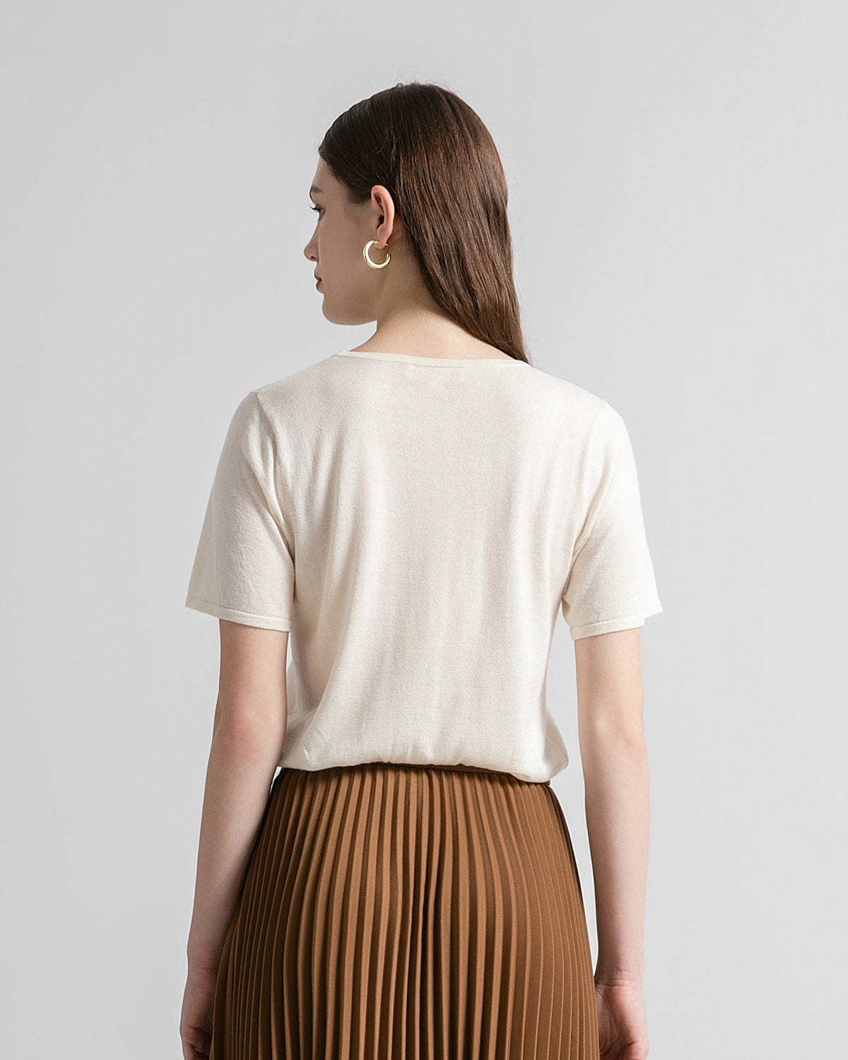 Silk Cashmere T shirt