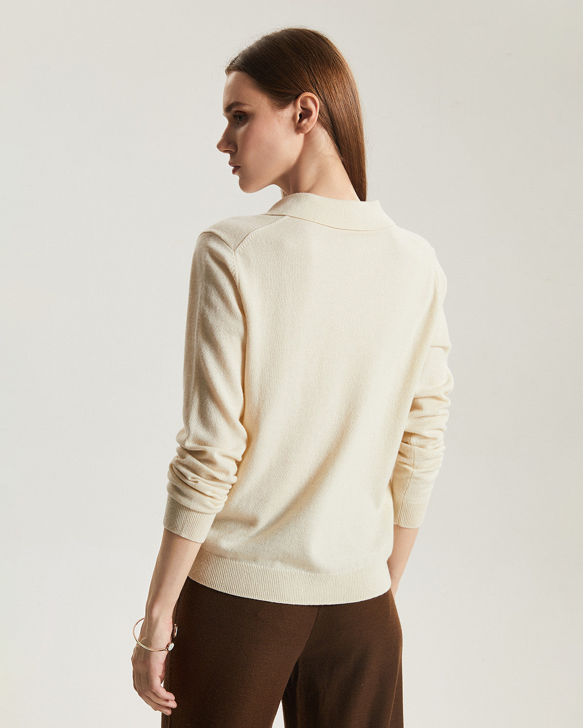 Cashmere Polo Sweater