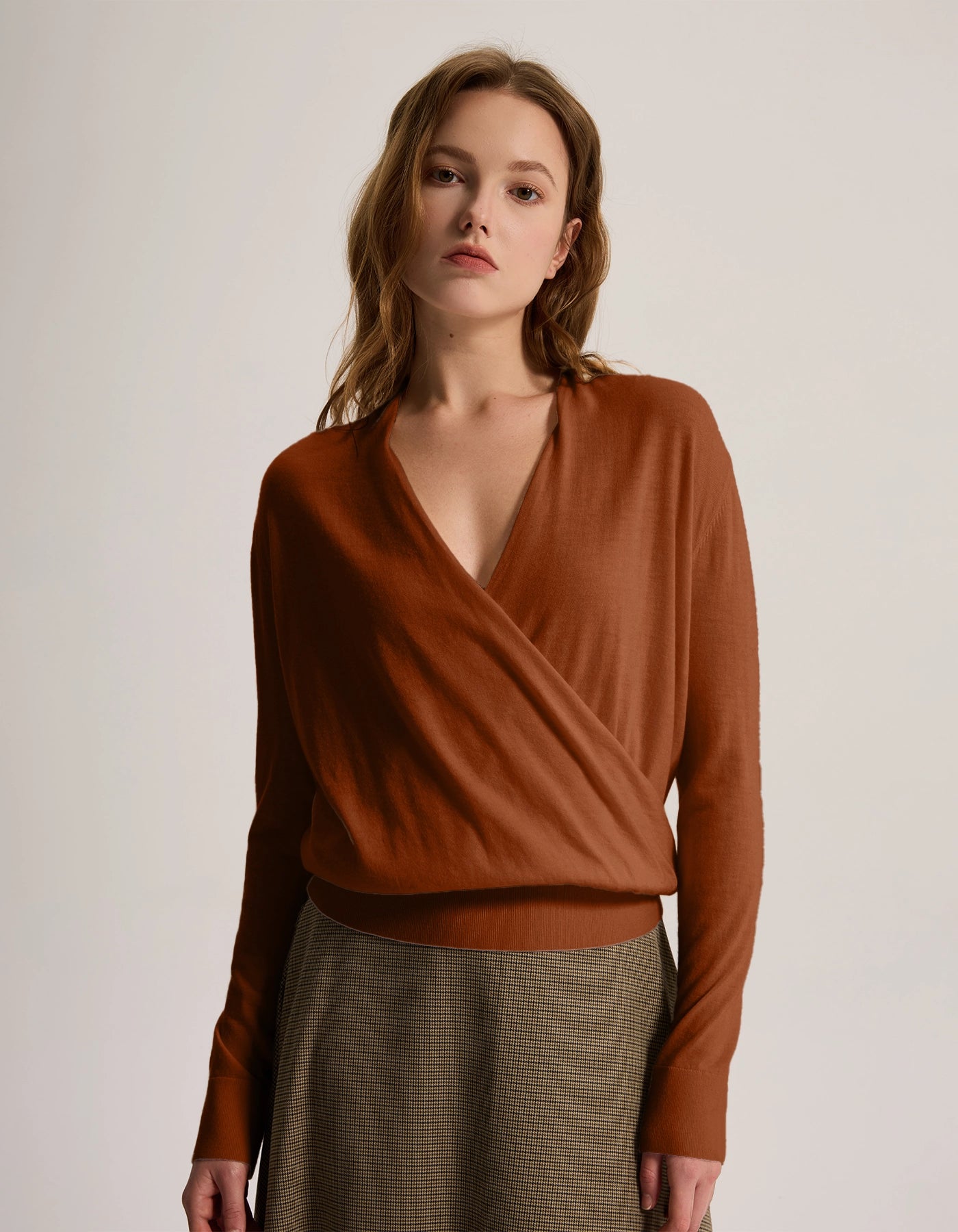 Lightweight Oversize Worsted Cashmere Sweater