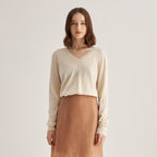 Lightweight Cashmere V-neck Sweater
