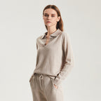 Cashmere Polo Sweater