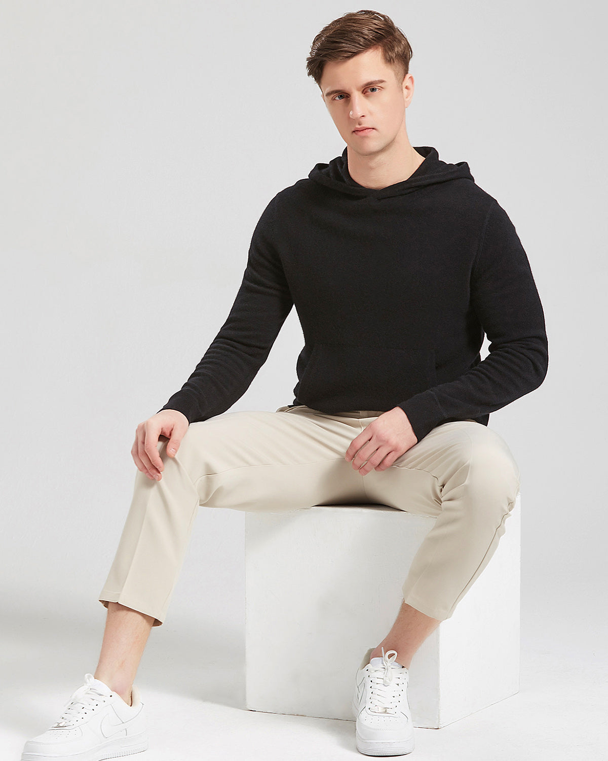 Cashmere Hoodie with Pocket