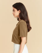 Woo Silk Polo T Shirt