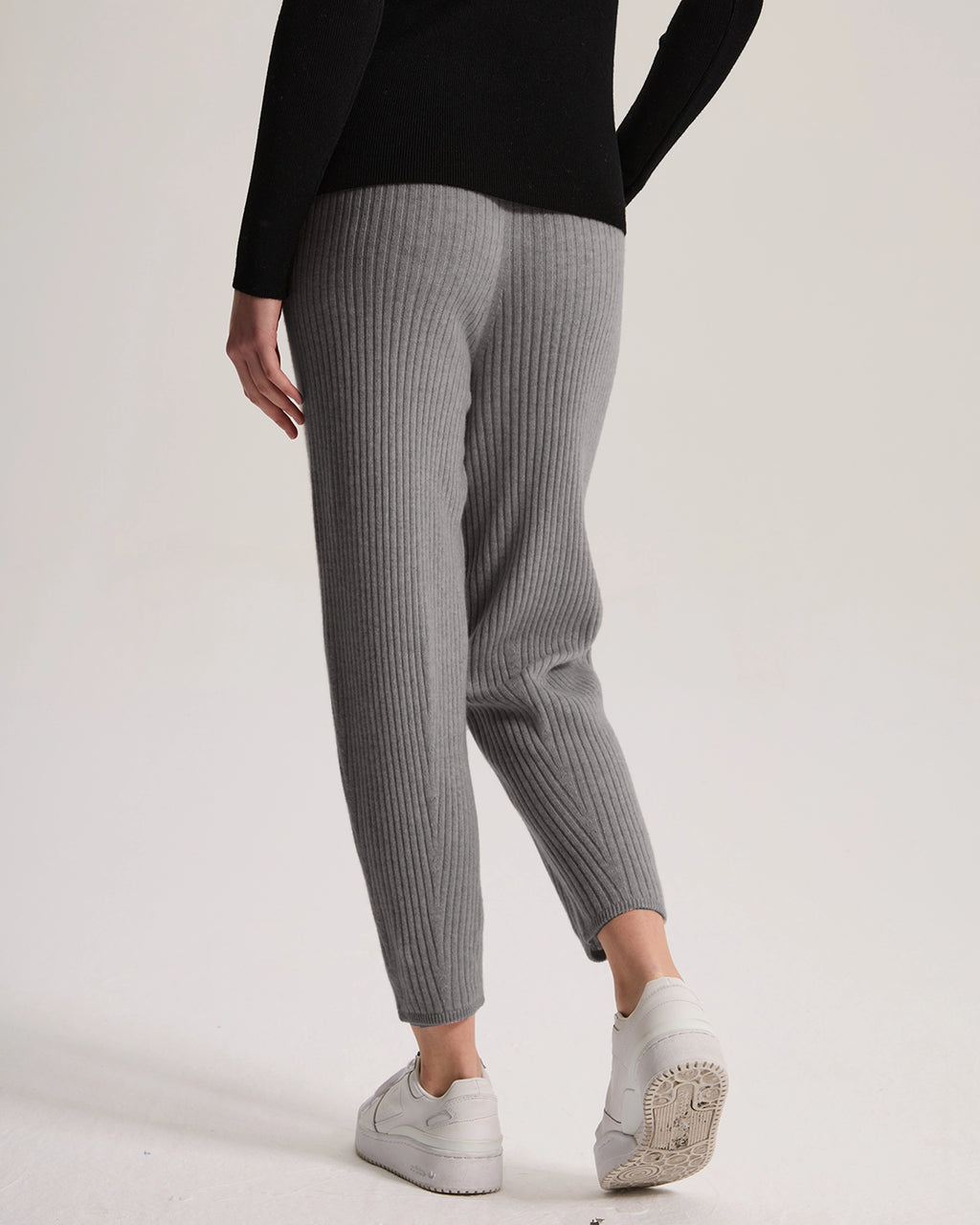 Ribbed Cashmere Jogger