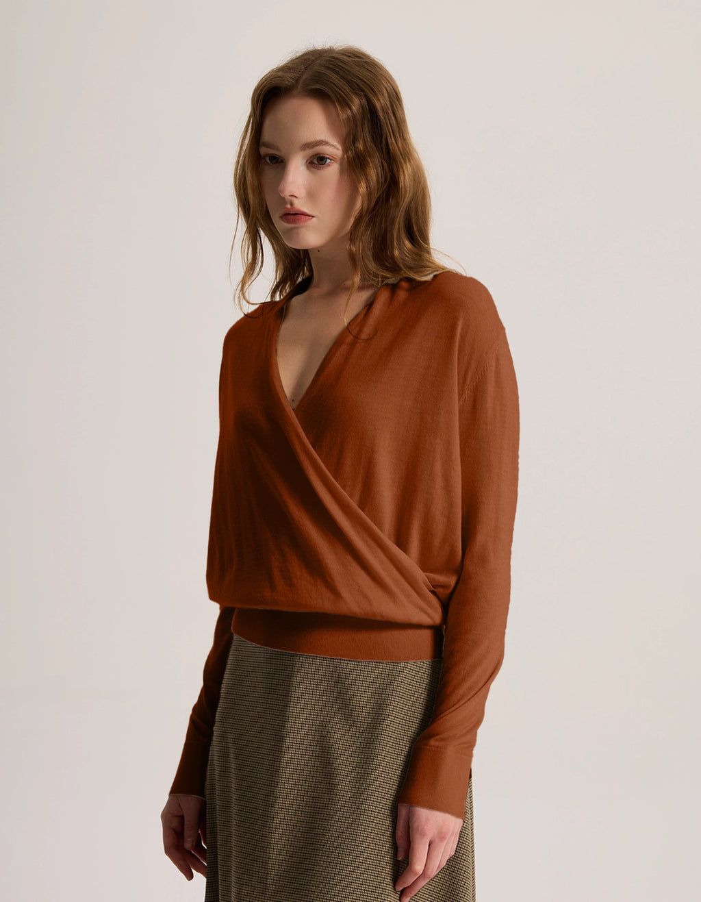 Lightweight Oversize Worsted Cashmere Sweater