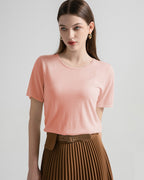Silk Cashmere T shirt