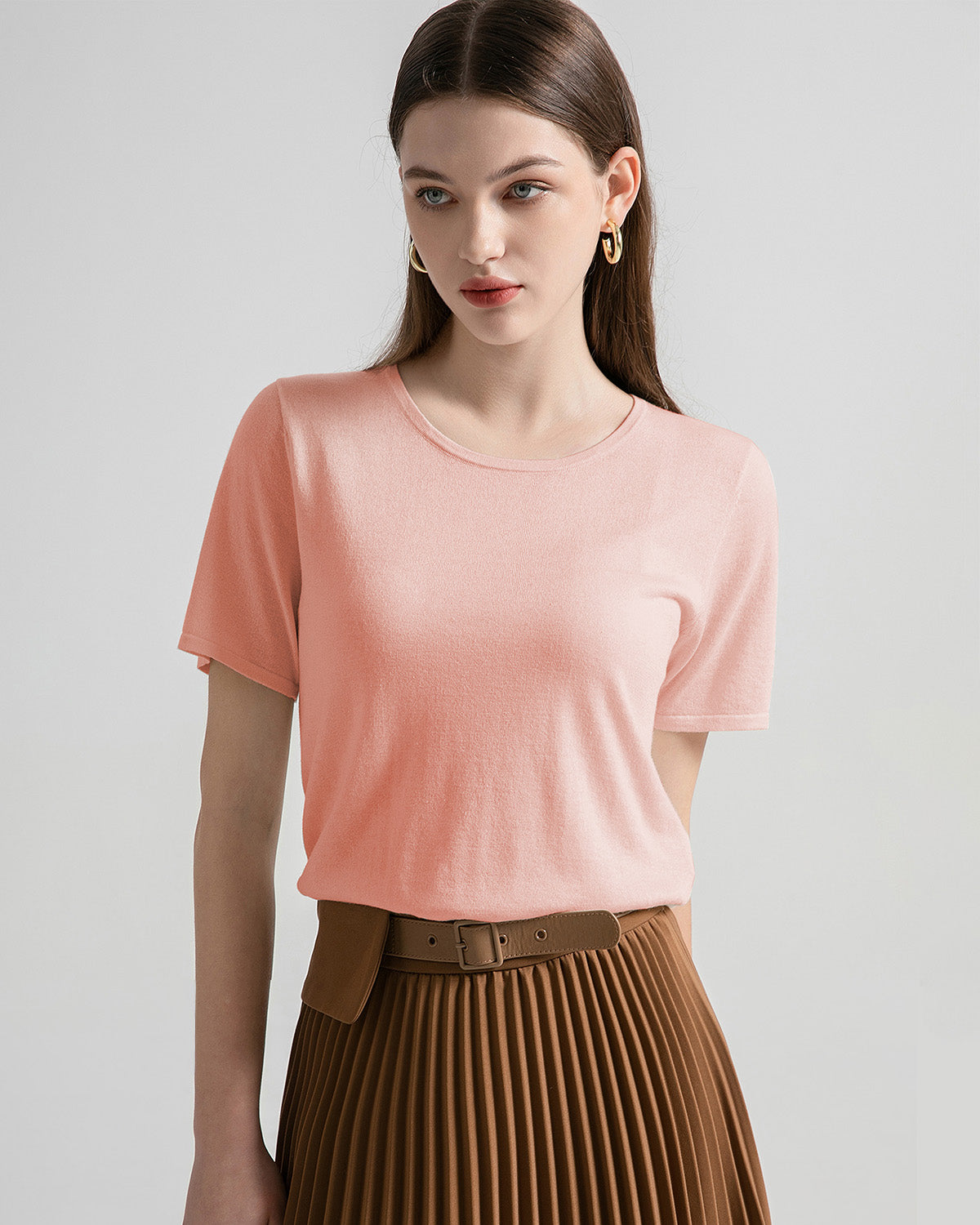 Silk Cashmere T shirt