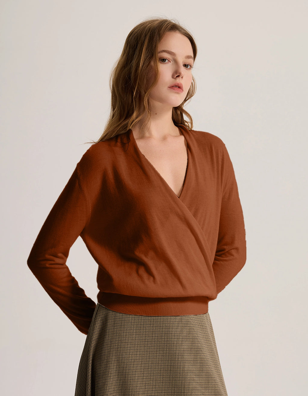 Lightweight Oversize Worsted Cashmere Sweater
