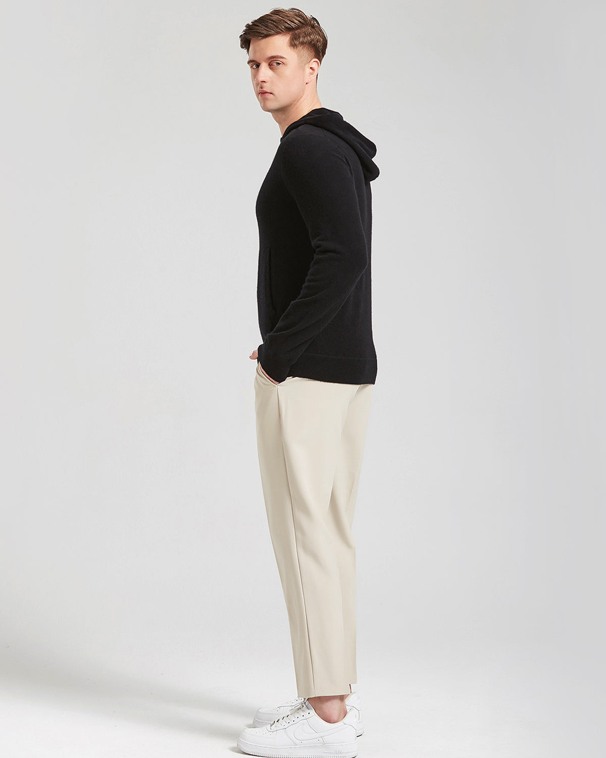 Cashmere Hoodie with Pocket