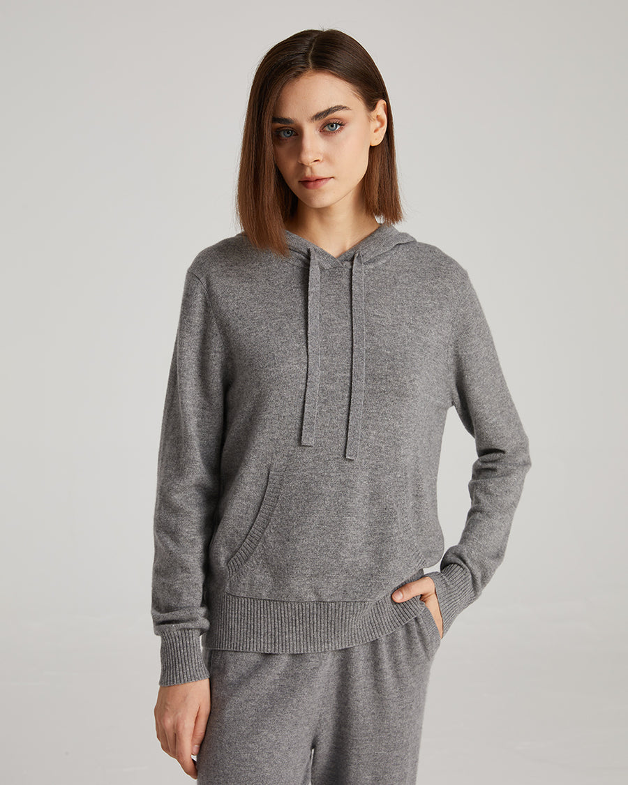 Cashmere Pullover Hoodie