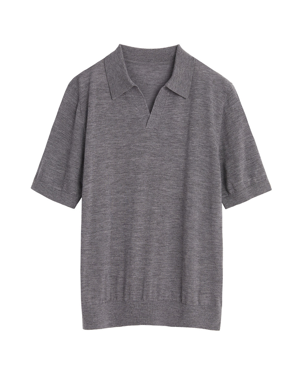 Wool Silk Polo Shirt