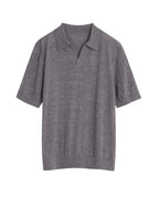 Wool Silk Polo Shirt