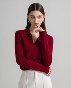 Super Lightweight Worsted Cashmere Polo