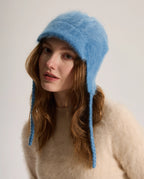 Brushed Cashmere Earflaps Hat