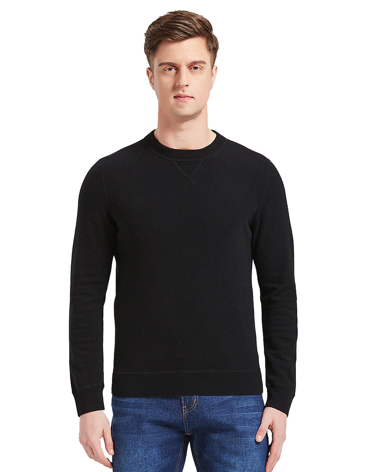 Crewneck Pullover Cashmere Sweater