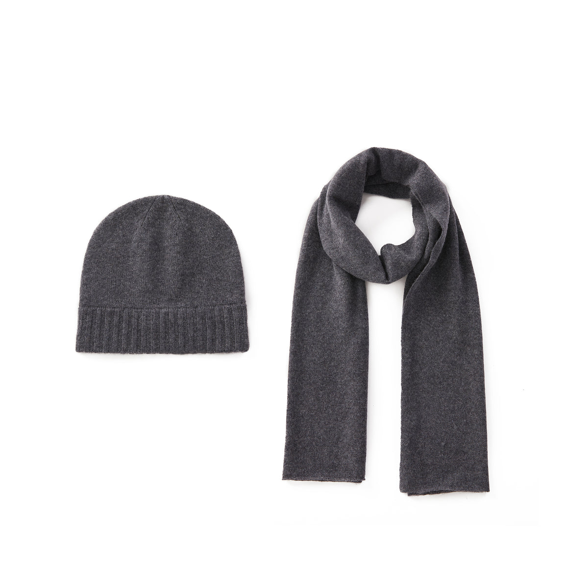 100% Cashmere Beanie & Scarf Set