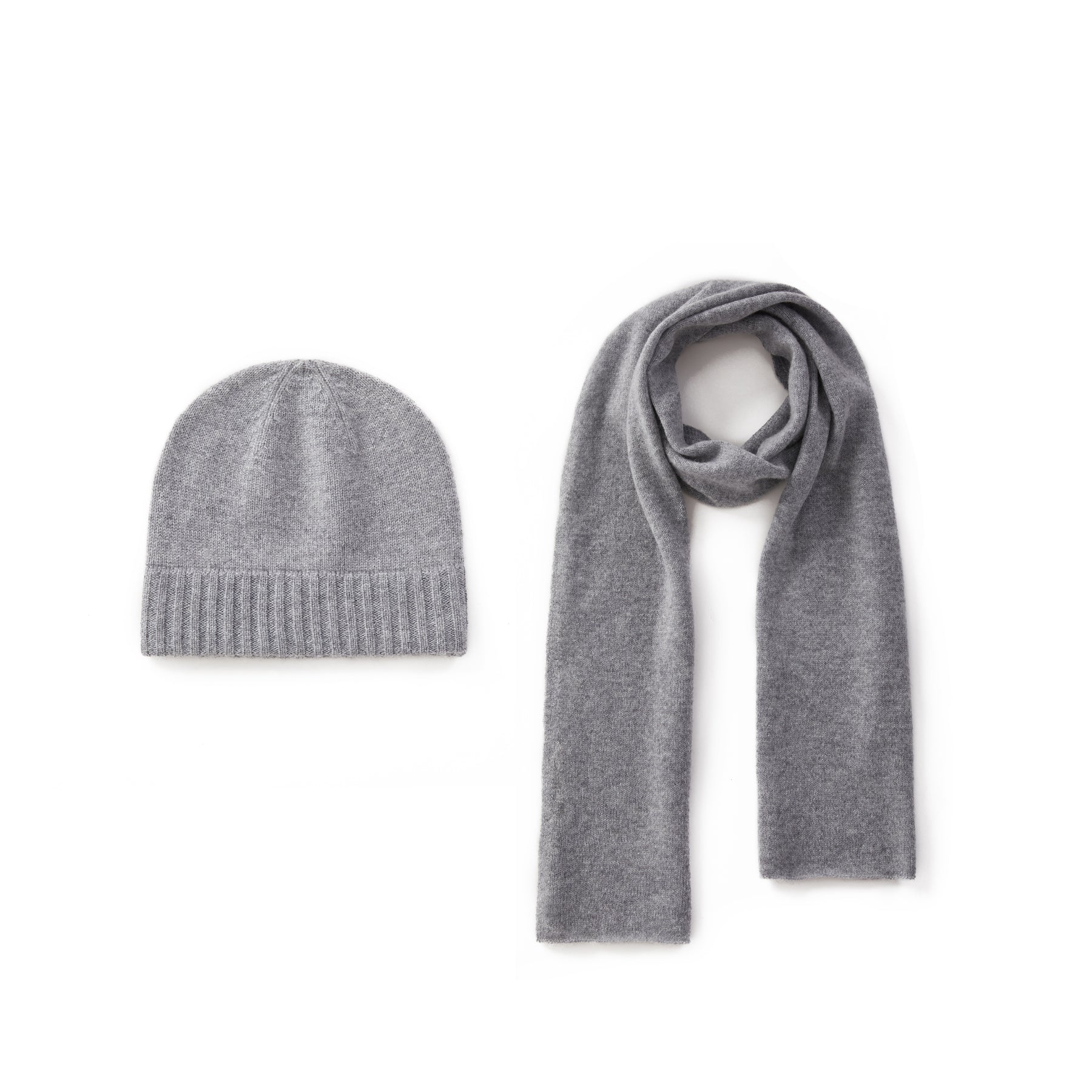 100% Cashmere Beanie & Scarf Set