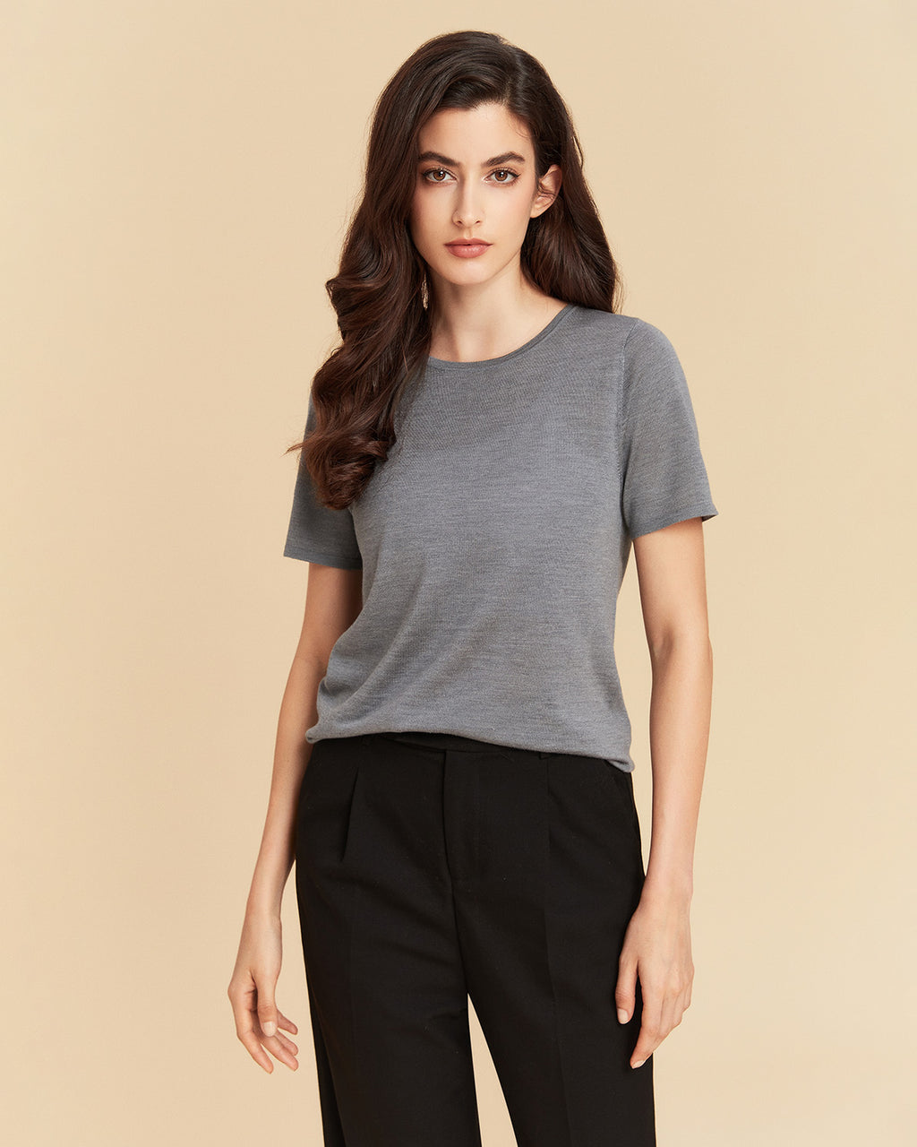 Silk Cashmere T shirt