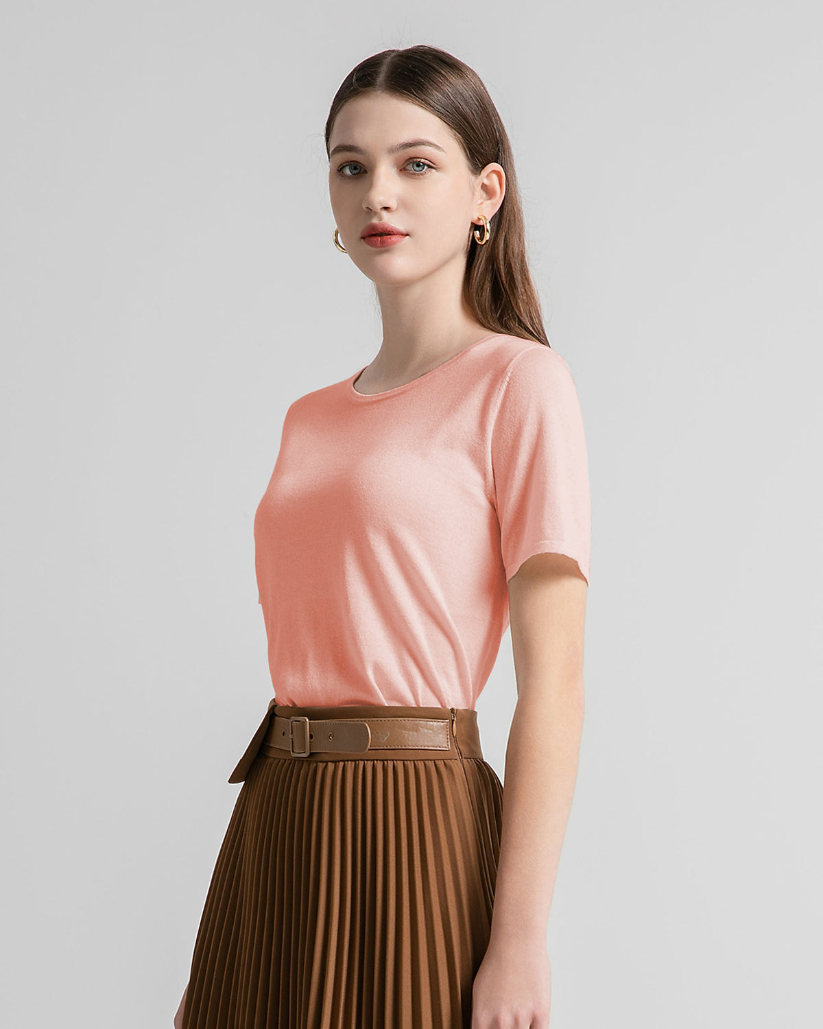 Silk Cashmere T shirt