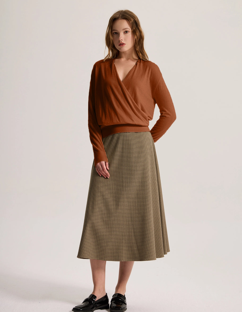Lightweight Oversize Worsted Cashmere Sweater