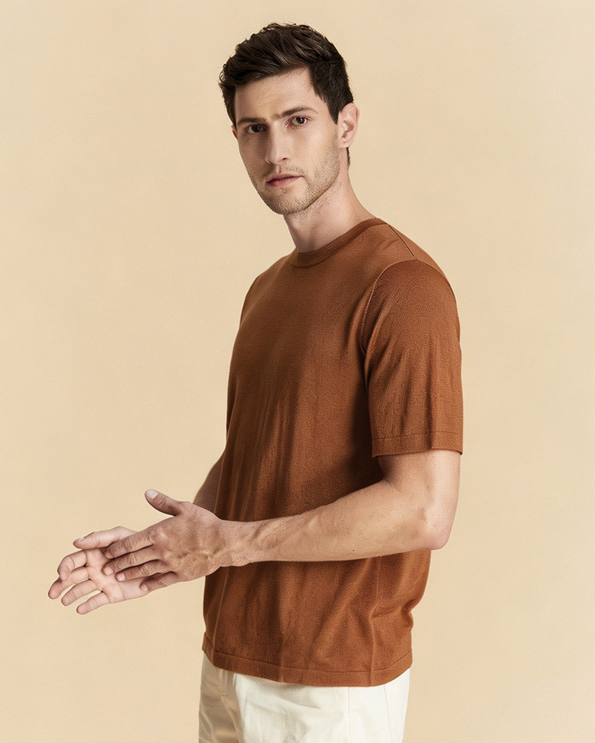 Silk Cashmere T Shirt