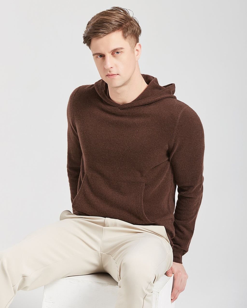 Cashmere Hoodie with Pocket