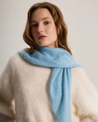 Brushed Cashmere Triangle Scarf