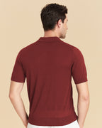 Wool Silk Polo Shirt