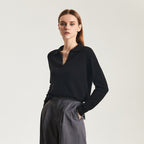 Cashmere Polo Sweater