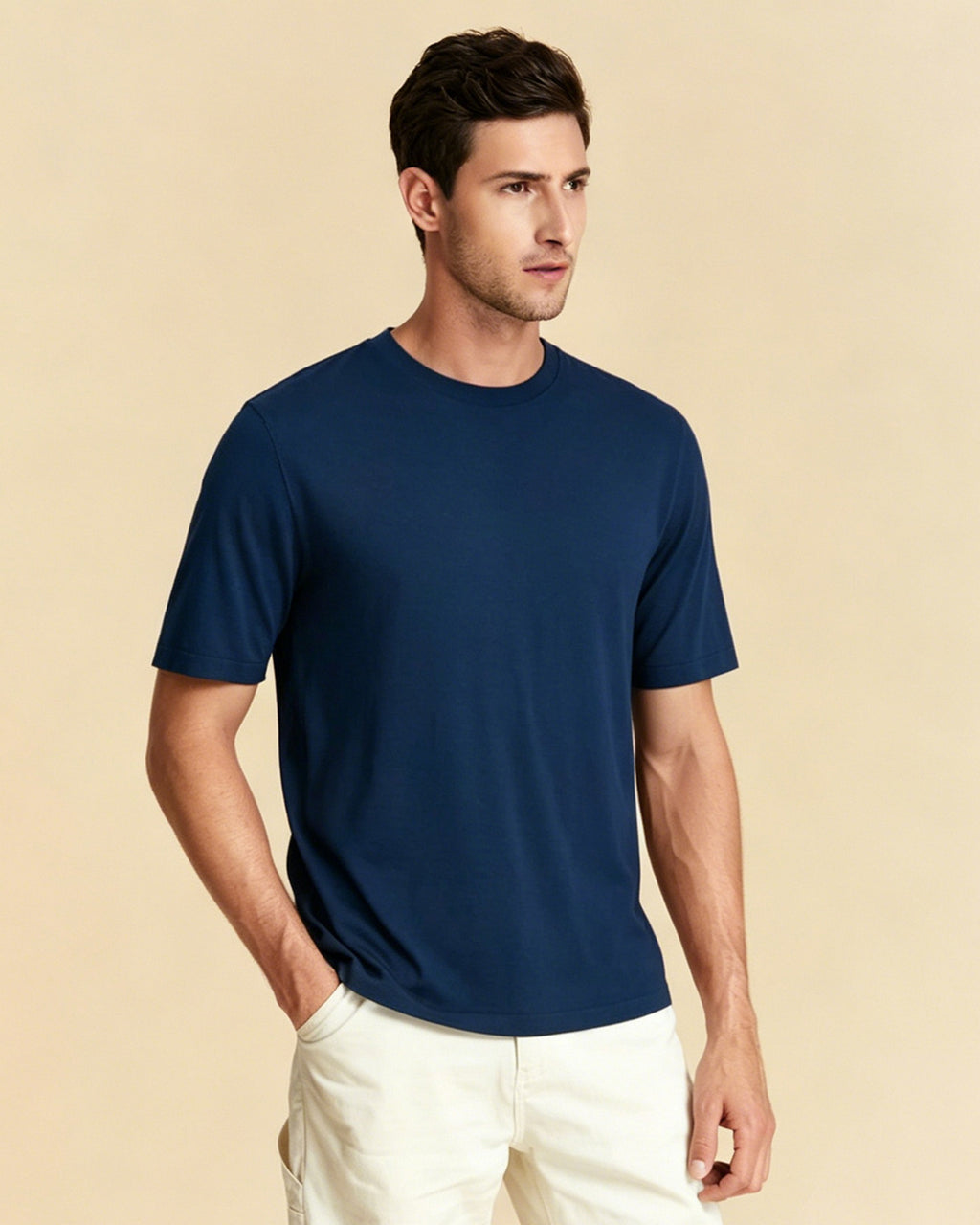 Silk Cashmere T Shirt