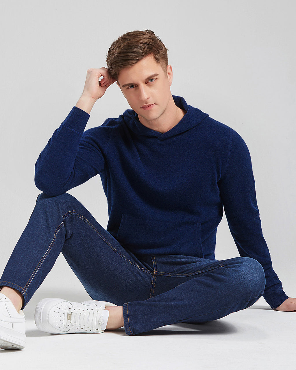 Cashmere Hoodie with Pocket