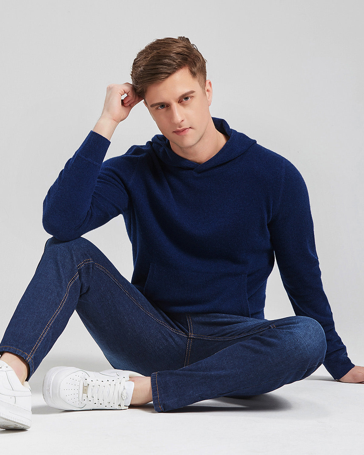 Cashmere Hoodie with Pocket