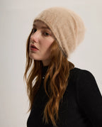Brushed Cashmere Ski Beanie