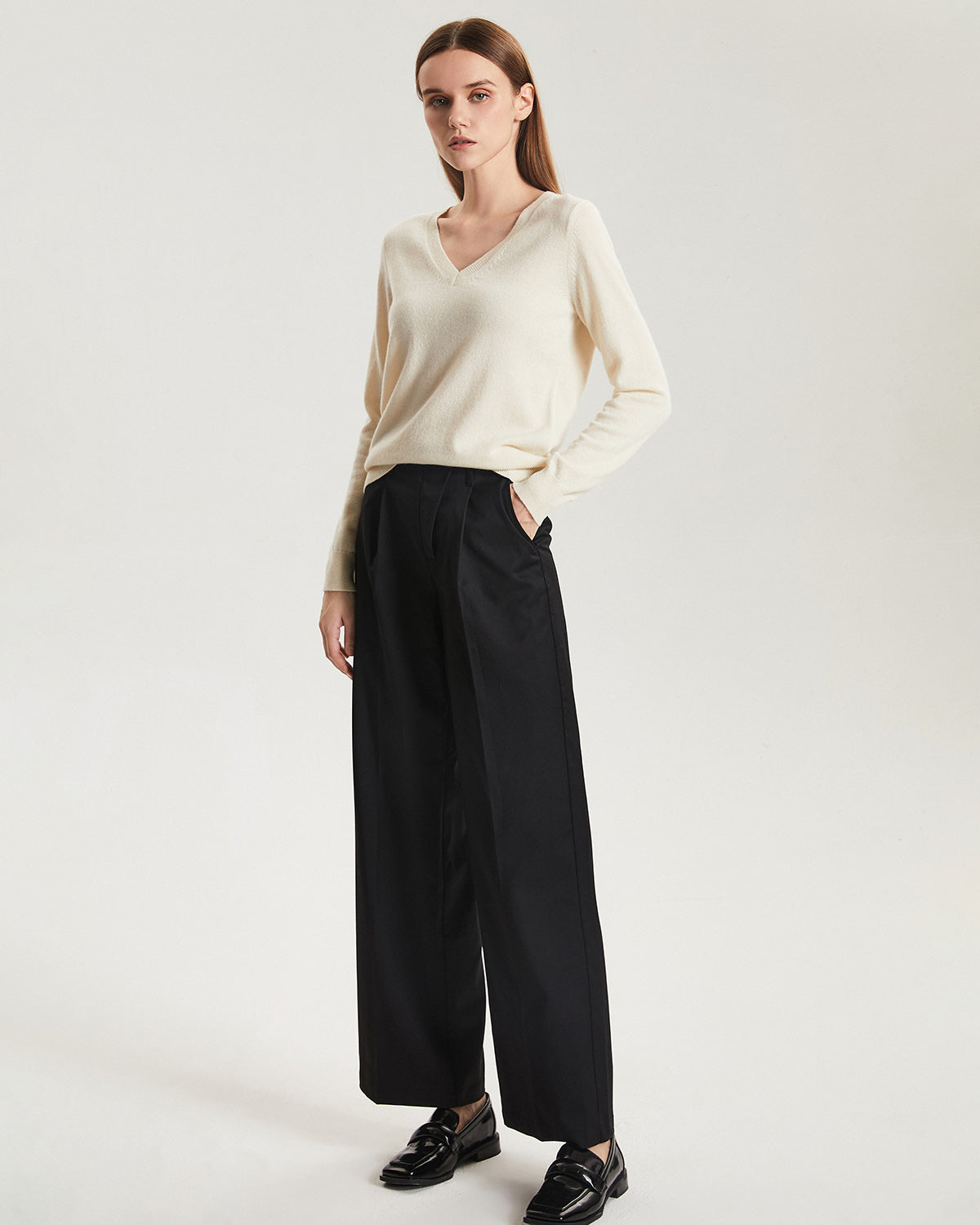 V-Neck Cashmere Sweater