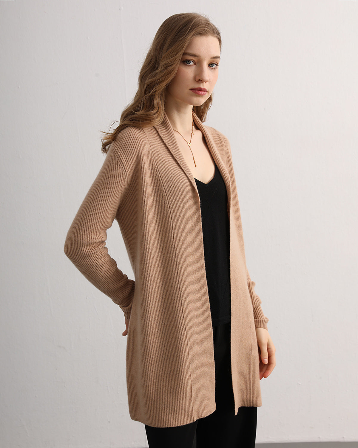 Longline Cashmere Cardigan