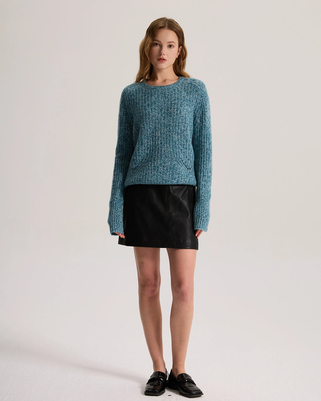 Marled Cashmere Sweater
