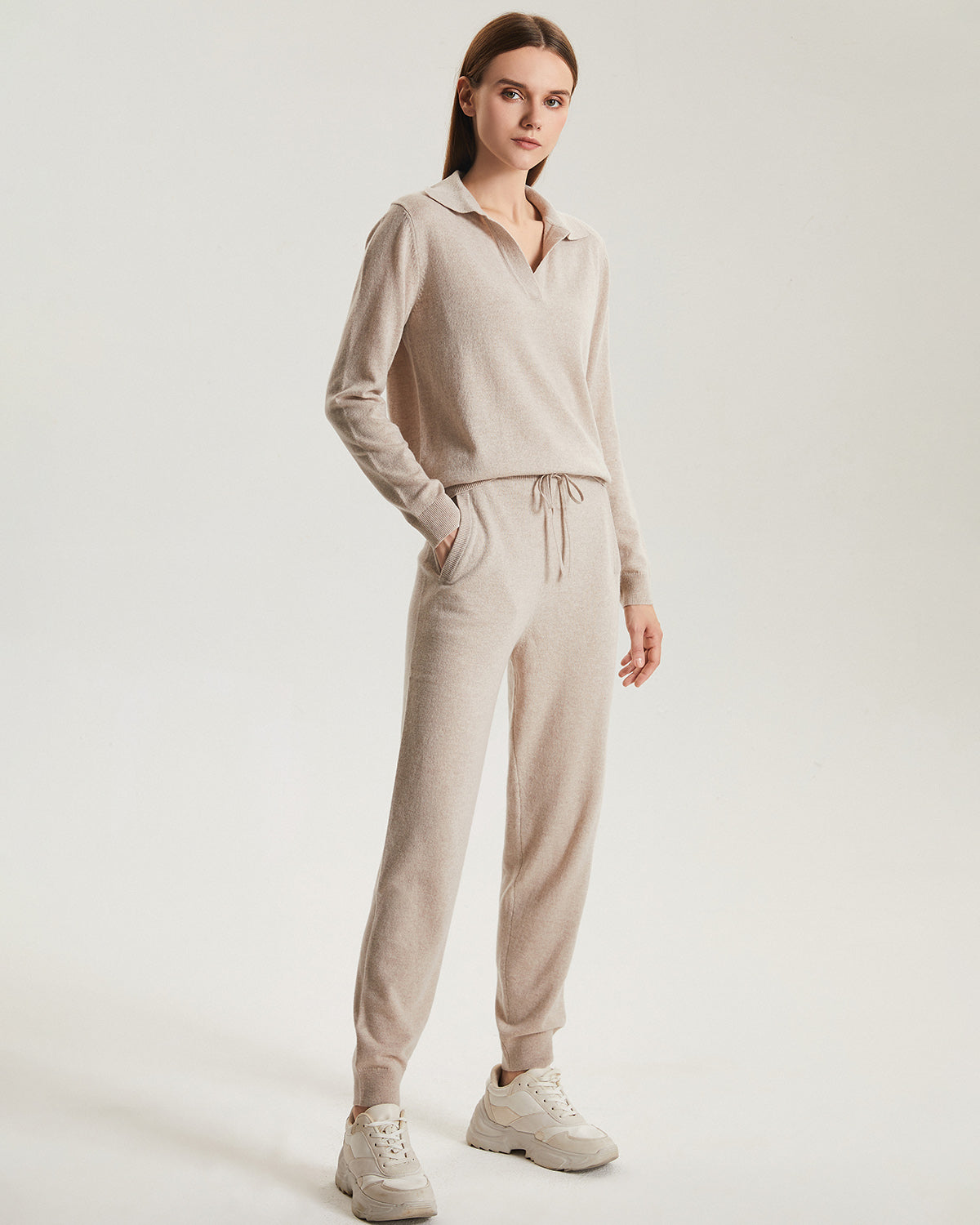 Cashmere Polo Sweater
