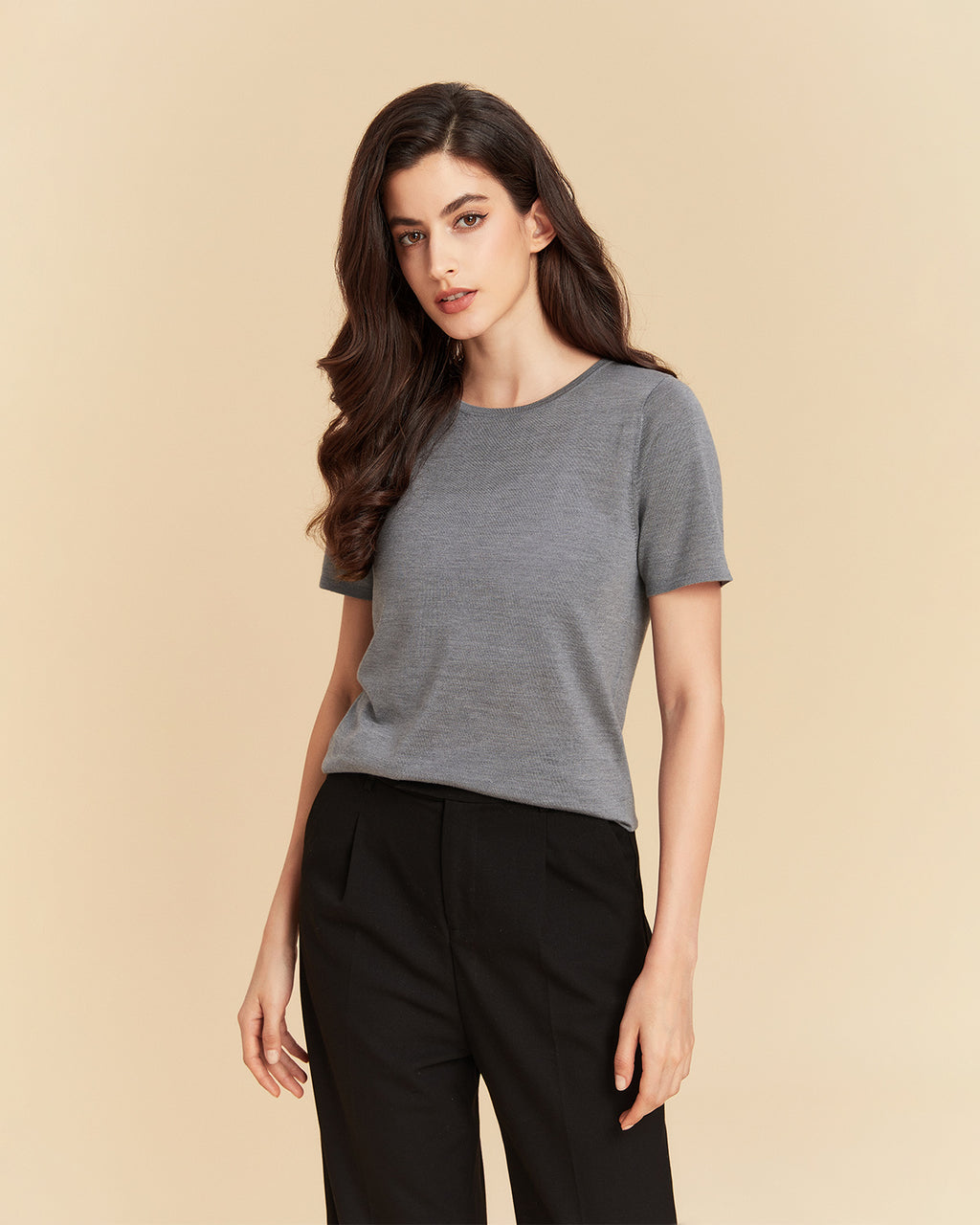 Silk Cashmere T shirt