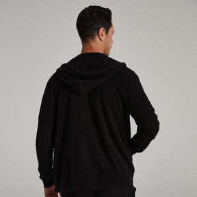 Men's Cashmere Cardigan Hoodie