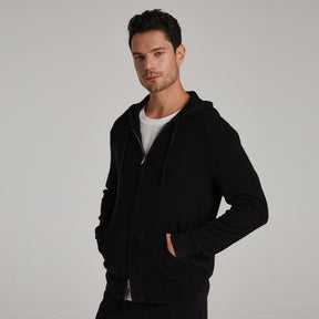 Men's Cashmere Cardigan Hoodie