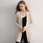 Ribbed Cashmere Cardigan