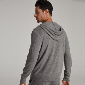 Men's Cashmere Cardigan Hoodie