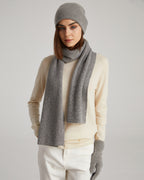 Cashmere Scarf Beanie Gloves Set