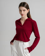 Super Lightweight Worsted Cashmere Polo