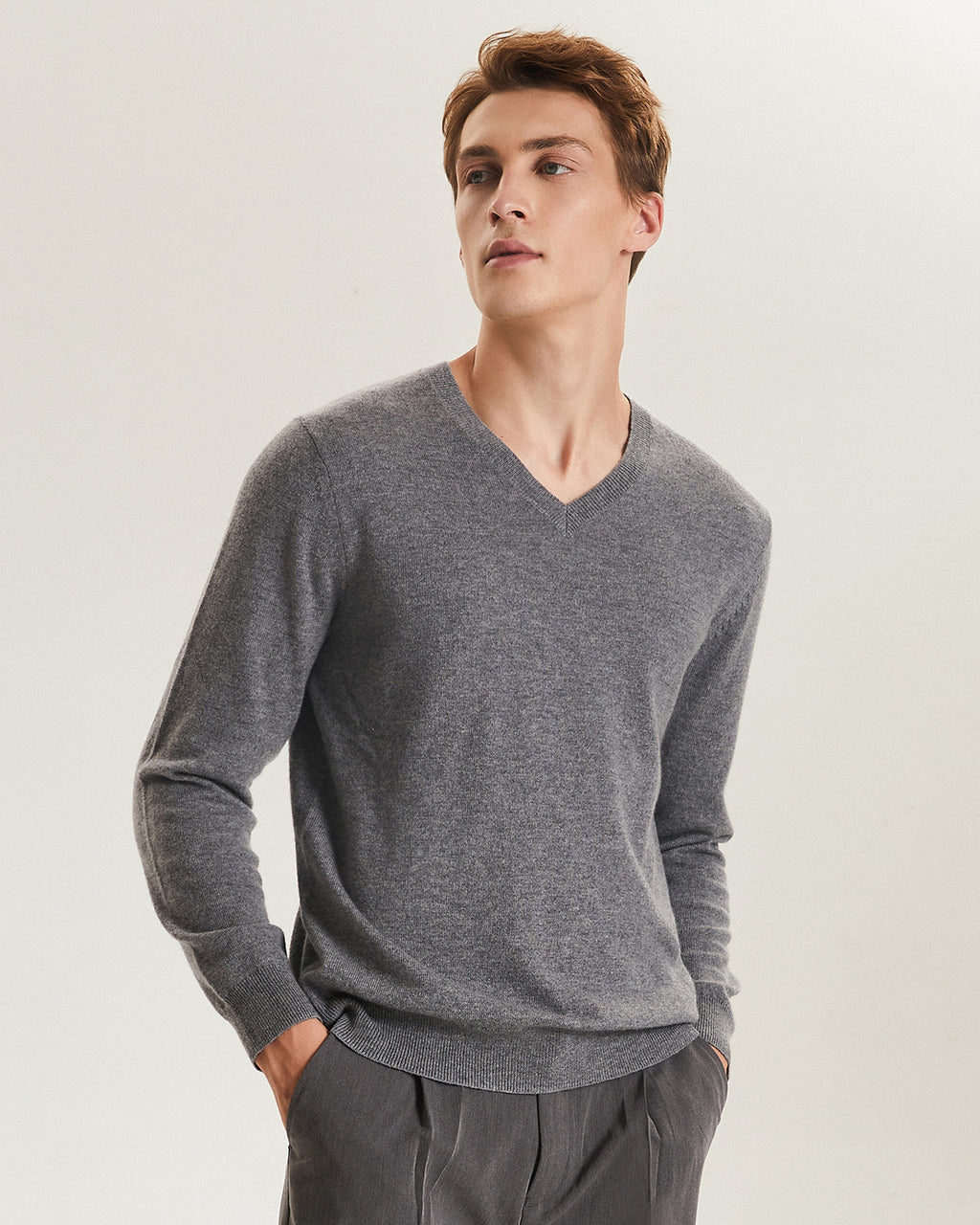 V-Neck Cashmere Sweater