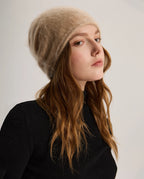Brushed Cashmere Ski Beanie