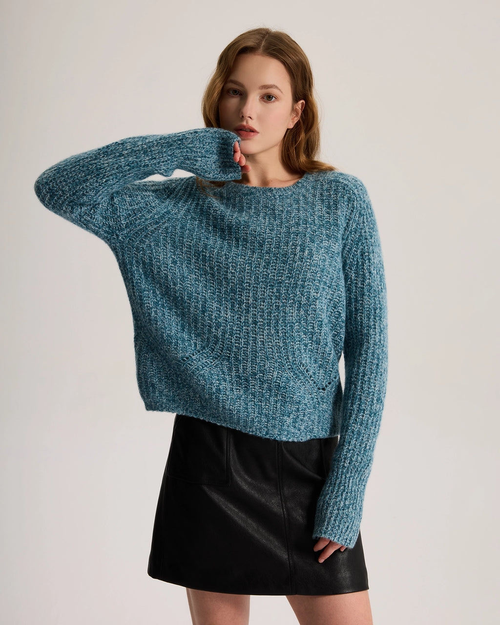 Marled Cashmere Sweater